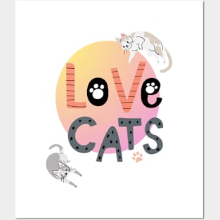 Love Cats | Cat Lover Posters and Art